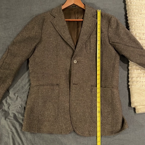 Benetton Herringbone tweed Blazer L - Picture 6 of 8